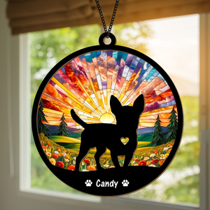 Custom Dog Memorial Suncatcher TH10 894223
