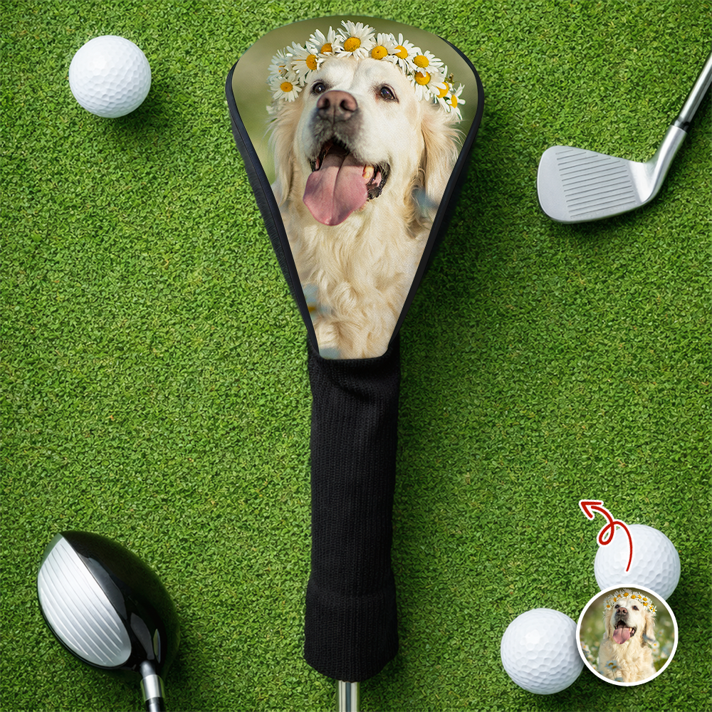 Custom Photo Dog Cat Pet Golf Club Head Cover For Golf Lovers HA75 921260