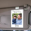 Personalized Memorial Photo Car Visor Clip, Loss Of Dad Gift, Sympathy Gift for Loss of Loved Ones, In Loving Memory, Family Memorial Gifts HO82 900750