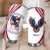 Custom Name American Pride Patriotic 250th Anniversary Eagle Fat Tumbler HA75 920878