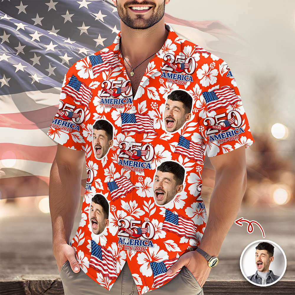 Custom Photo 250th America Hawaii Shirt TH10 169053