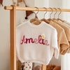 Custom Baby Name With Flower Embroidered Personalized Sweater HA75 898278