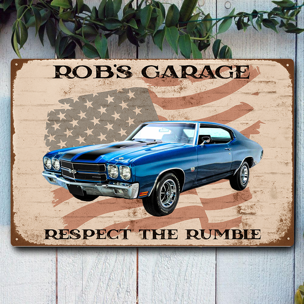 Custom Photo Car Metal Sign Gift For Car Lovers TH10 896701