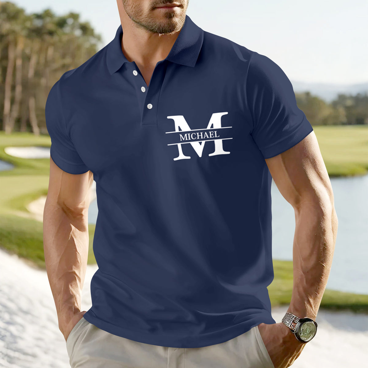 Custom Name Golf Polo Shirt Gift For Golf Lover HO82 900802