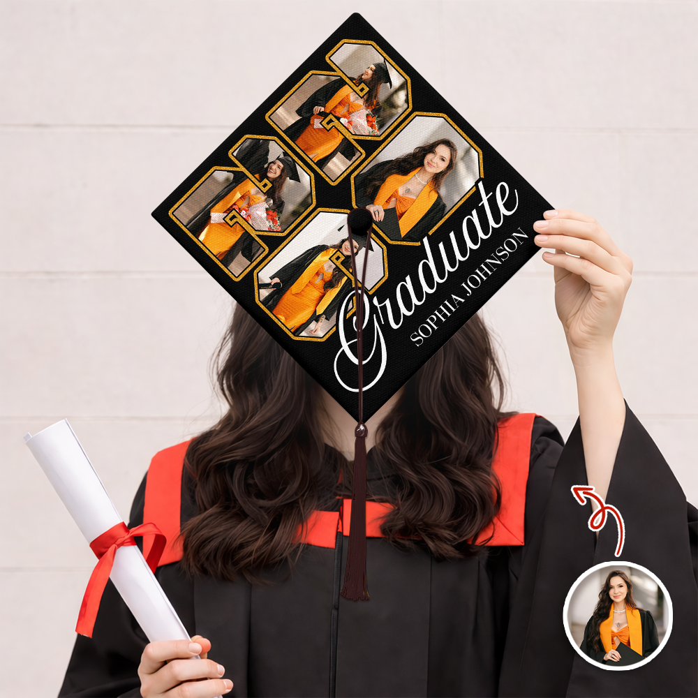Custom Photo Class Of 2026 Personalized Graduation Cap Topper HA75 920614