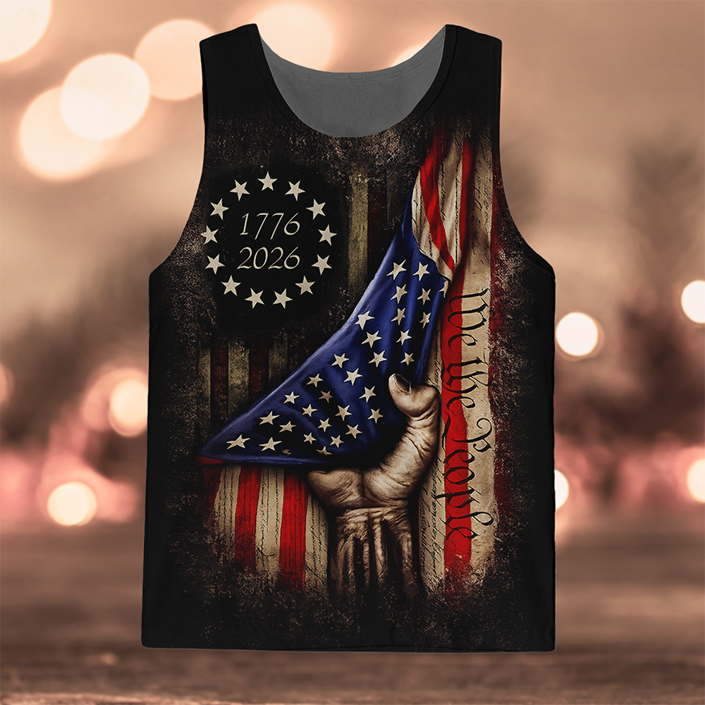 We The People 1776-2026 US Flag Tanktop HA75 920992