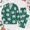 Custom Dog Cat Face Christmas Pajamas, Funny Holiday Outfit For Pet Owners LM32 670109
