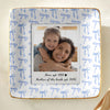 Custom Photo Floral Gingham Bow Stripe Style Mother EST Year Ring Dish LM32 899919