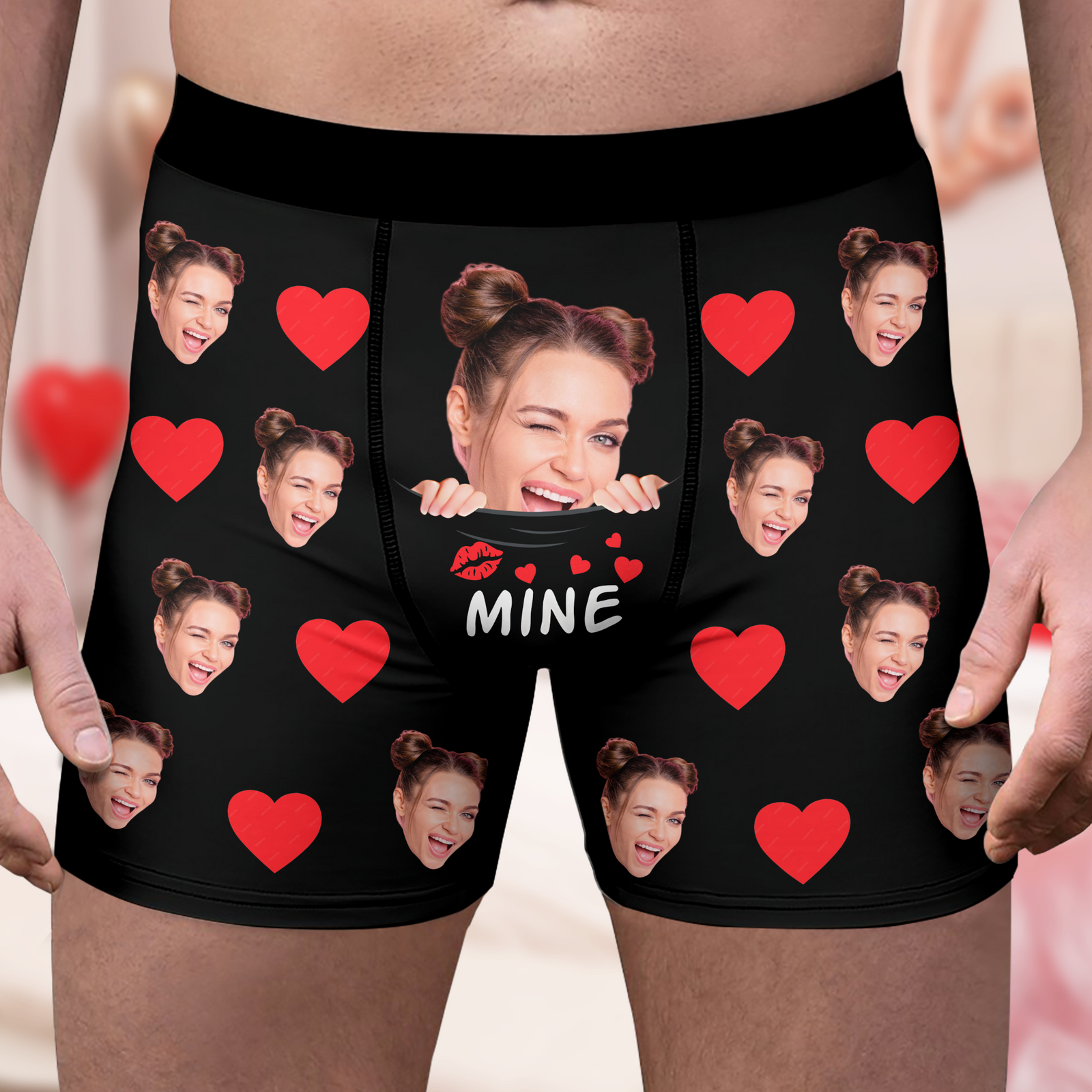 Custom Funny Photo Men's Boxer Briefs Gift For Boyfriend, Husband HO82 900810