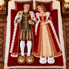 Personalized My King And My Queen Blanket, Anniversary Wedding Gifts CH07 180888