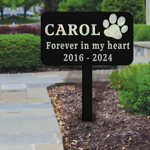 Custom Dog Name Memorial Garden Stake TH10 891471