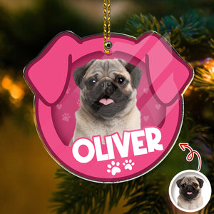 Custom Furry Baby Photo - Personalized Acrylic Ornament Gift For Dog Lovers CH07 899102