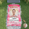 Custom Photo In Loving Memory Memorial Grave Blanket – Personalized Sympathy Gift CH07 910672