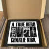 A True Hero Charlie Kirk Rest In Peace Picture Frame HO82 65772