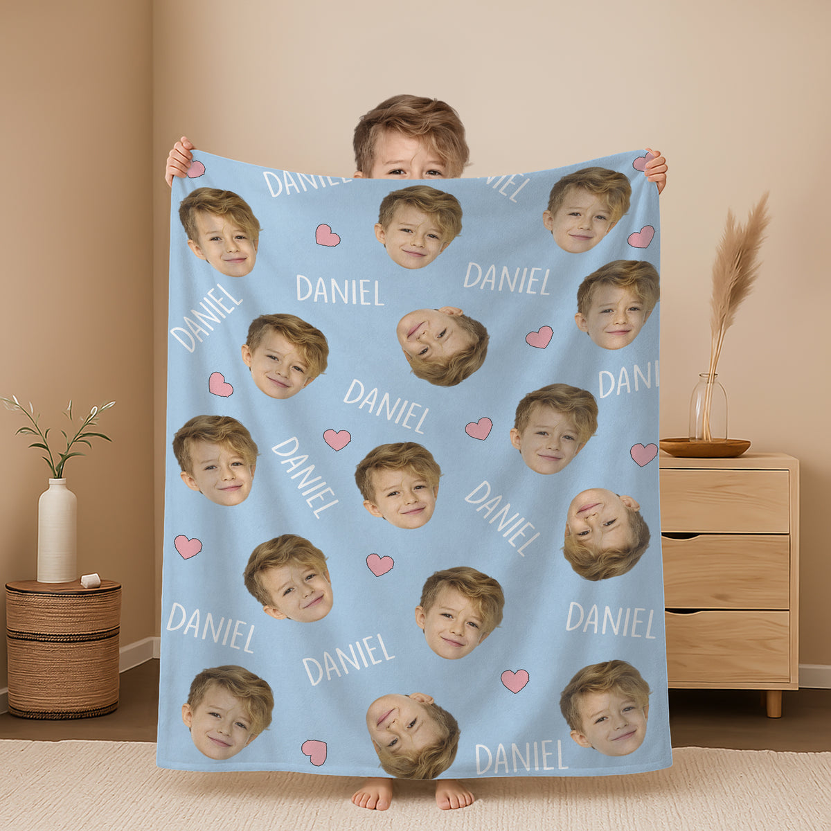 Custom Photo And Name For Kid Blanket TH10 894129
