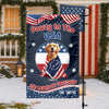 Personalized Pawty In The USA 250 Years Of Freedom Dog Garden Flag HA75 920300