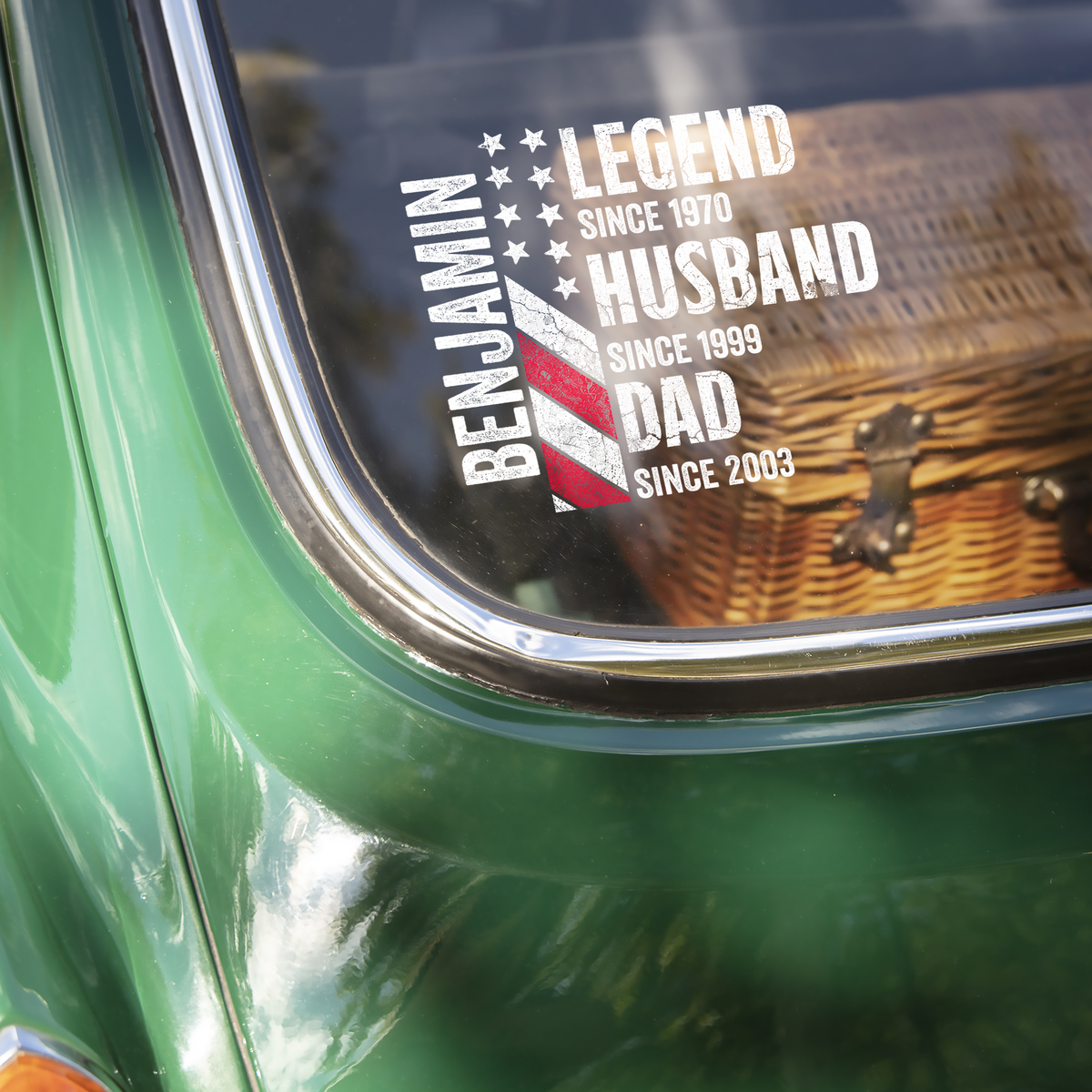 Personalized Legend Husband Dad Grandpa Car Sticker – Personalized Family Gift HO82 902372