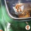 Custom Dog Photo Forever Loved Memorial Car Window Decal Sticker CH07 910476