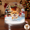 Personalized Merry Woofmas Acrylic Snow Globe For Dog Lover TH10 896503