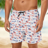 Personalized America 250 Semiquincentennial Beach Short TH10 169247