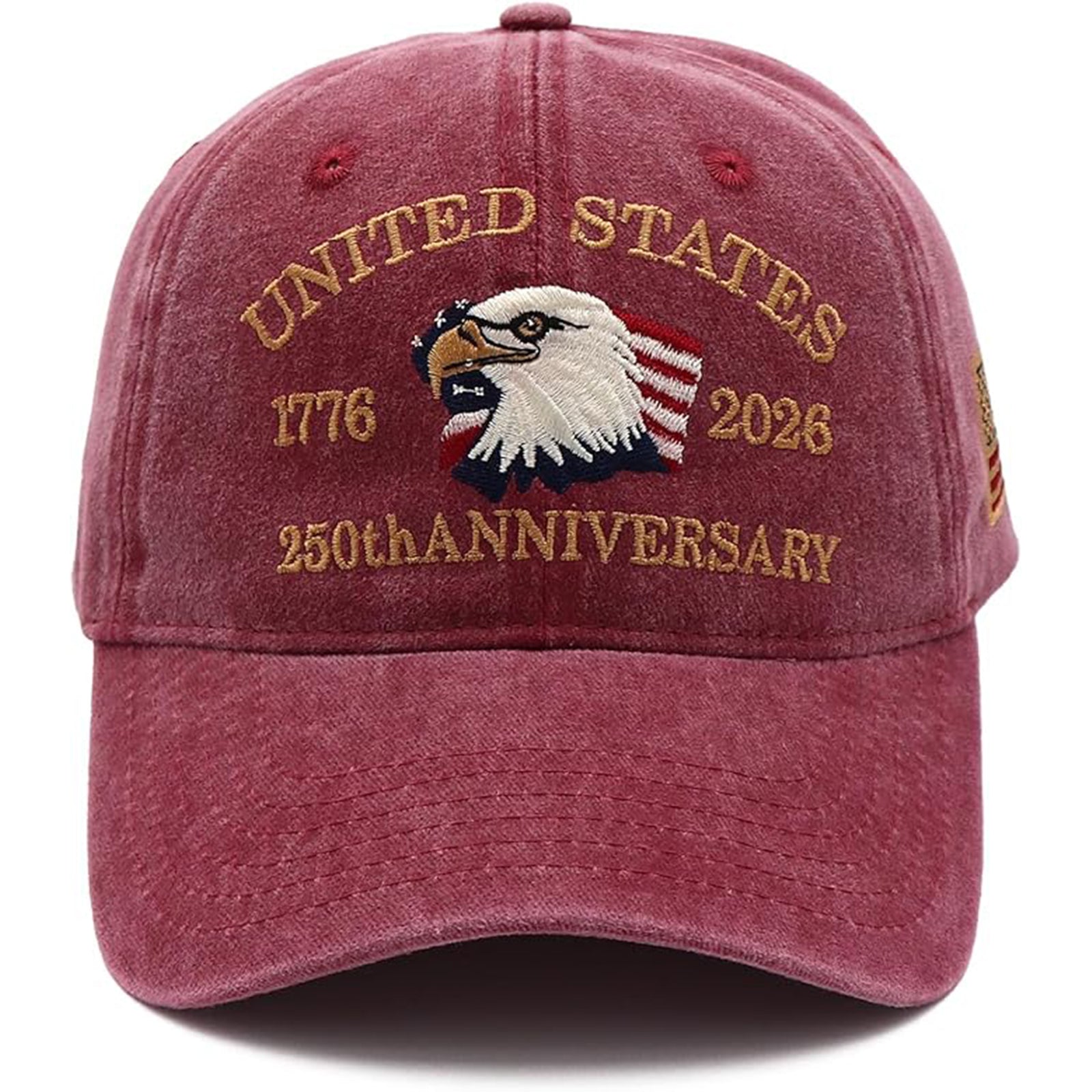 250th Anniversary United States Patriotic Embroidery Baseball Cap LM32 669181