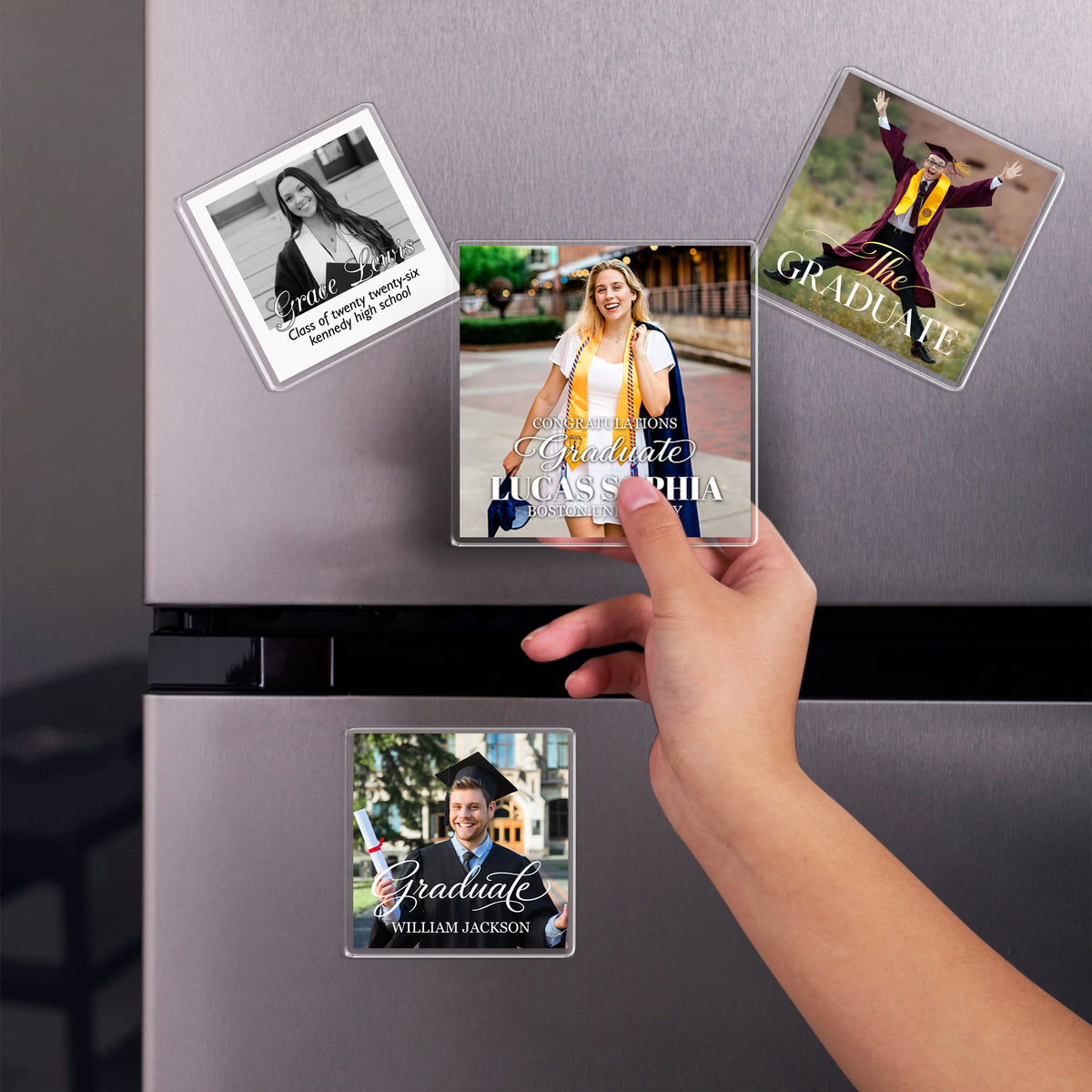 Custom Photo Class of 2026 Graduation Acrylic Magnet Personalized Keepsake Gift HO82 902290