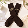 Custom Initial Embroidered Couple Socks, Personalized Wedding Keepsake HO82 903468