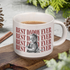 Personalized Vintage Photo Best Daddy Mommy Ever Pottery Mug TH10 170065