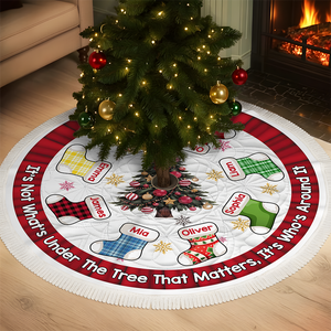 It's Not What Under The Tree That Matters Christmas Tree Skirt TH10 896331