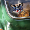 USA 250 Years Anniversary, Freedom Eagle 1776–2026 Car Window Decal Sticker HO82 902806