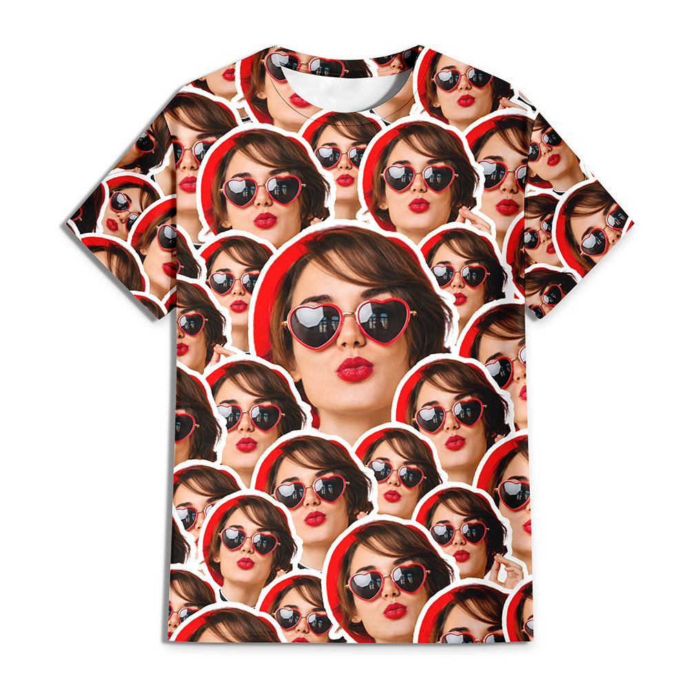 Custom Face Funny 3D Shirt Gift for Family & Friends HA75 922008