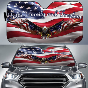 Faith, Family & Freedom America 250 Car Sunshade HA75 898754