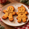 Custom Name Gingerbread Christmas Shaped Cookie Stamp TH10 171495