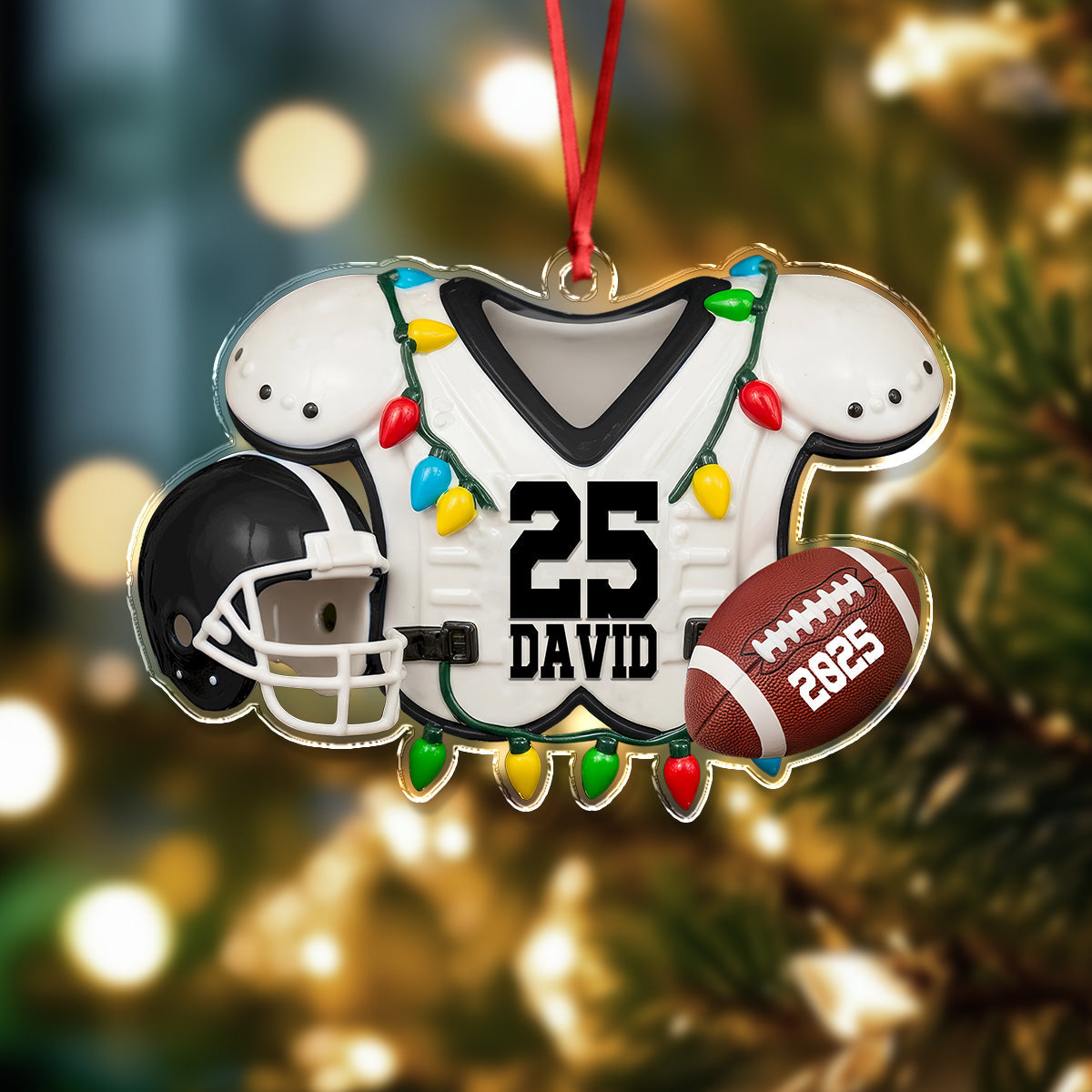 Personalized Gifts For American Football Lovers Christmas Acrylic Ornament TH10 894941