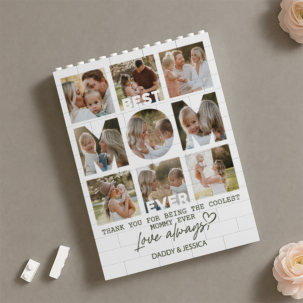 Custom Photo Thank You For Being The Coolest Daddy Ever Building Block HA75 920528