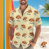 Custom Dog Photo Personalized Cute Puppy Hawaii Shirt For Dog Lovers CH07 911044