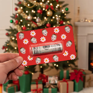 Custom Photo Merry Christmas Money Holder Card HO82 900546