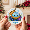 Personalized Dumpling Squishy Ceramic Ornament, Fun Family Christmas Gift HO82 903656