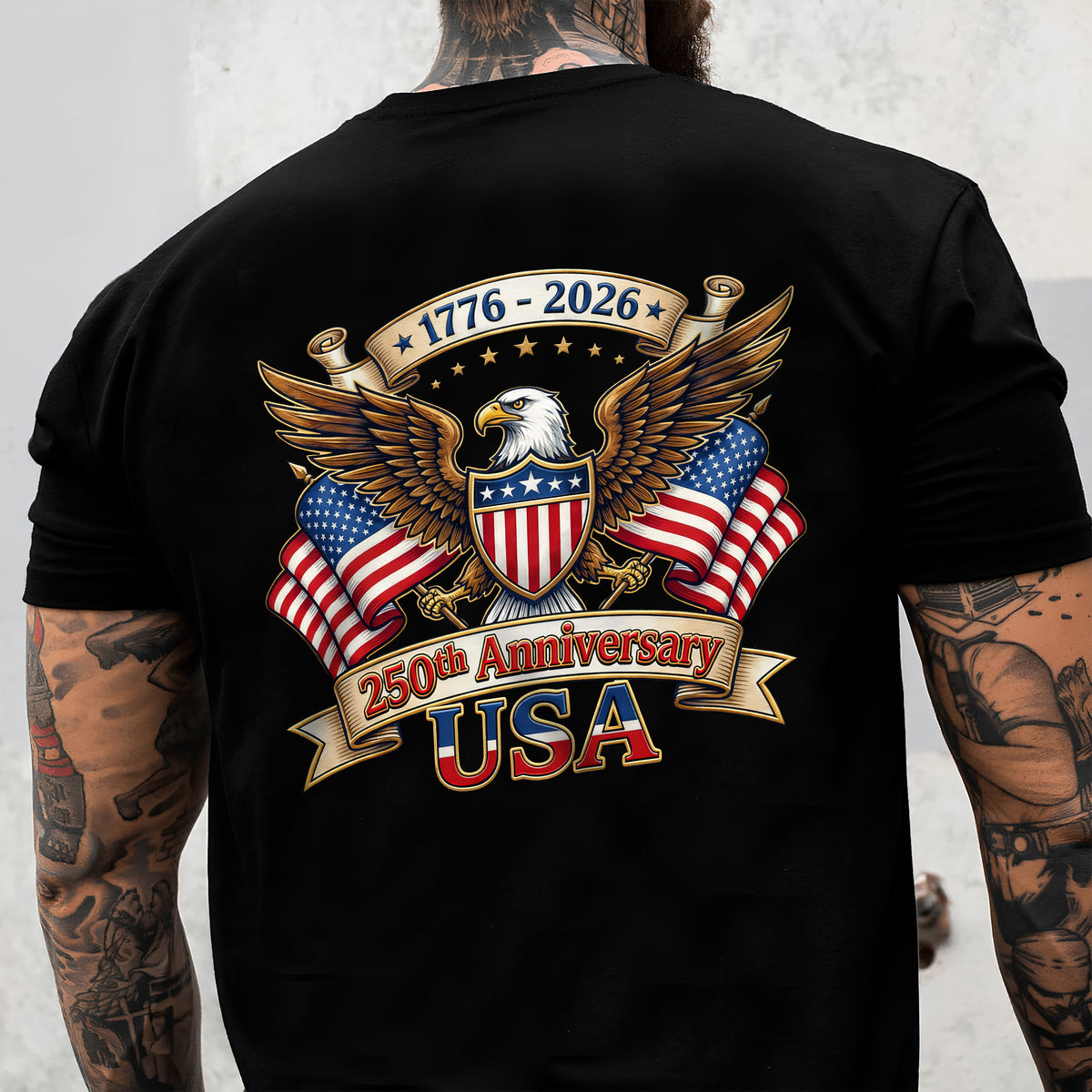 250th Anniversary USA 1776-2026 Back Shirt CH07 911066