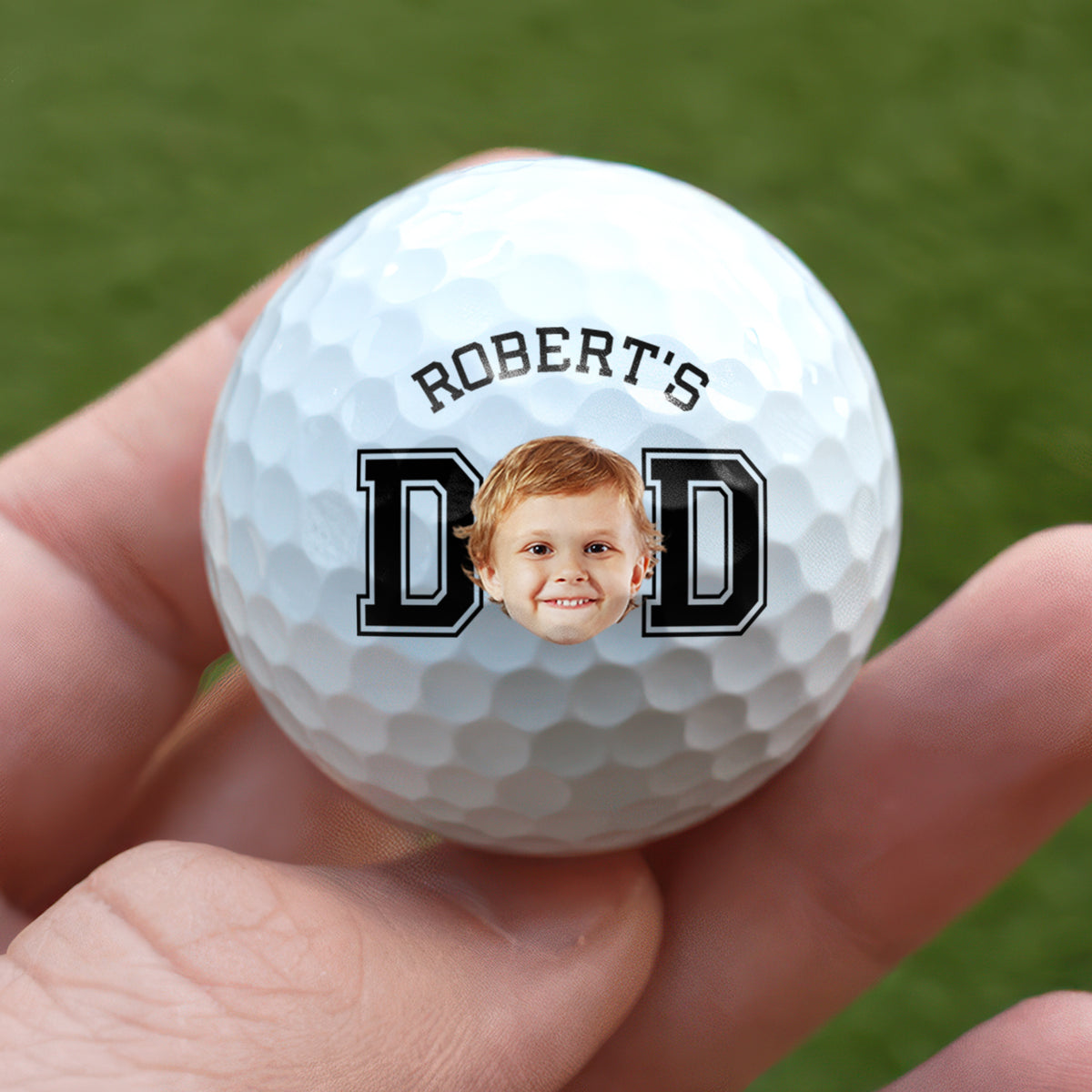 Custom Kid Photo Golf Ball Gift For Mom & Dad HA75 921338