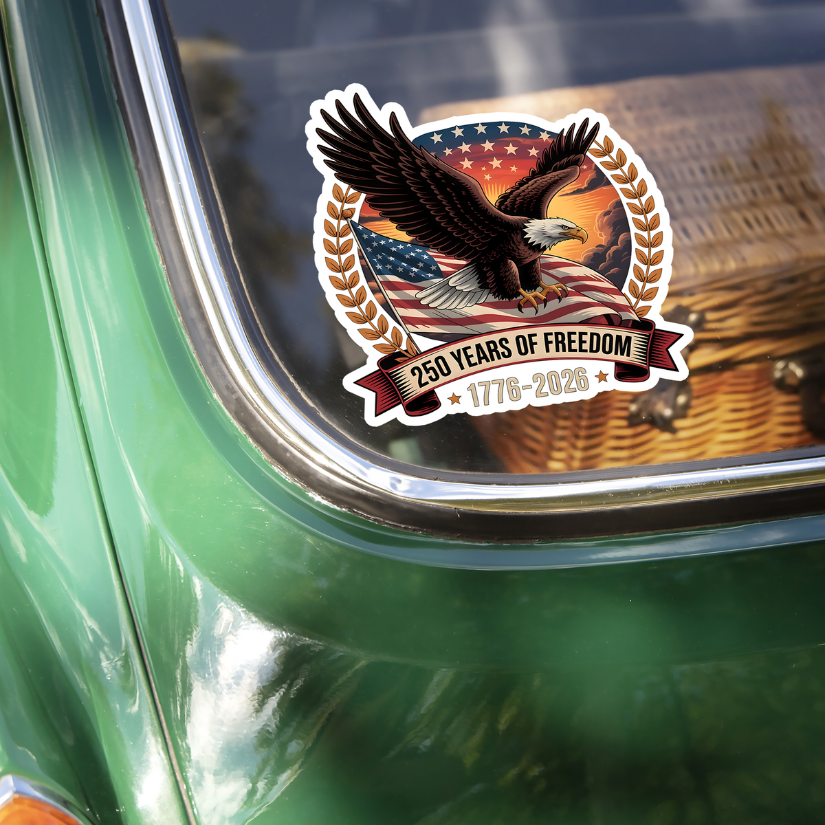 250 Years Of Freedom Car Window Decal Sticker TH10 896353