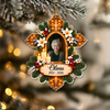 Custom Photo Cross Memorial Acrylic Ornament, Personalized Remembrance Keepsake TH10 171367