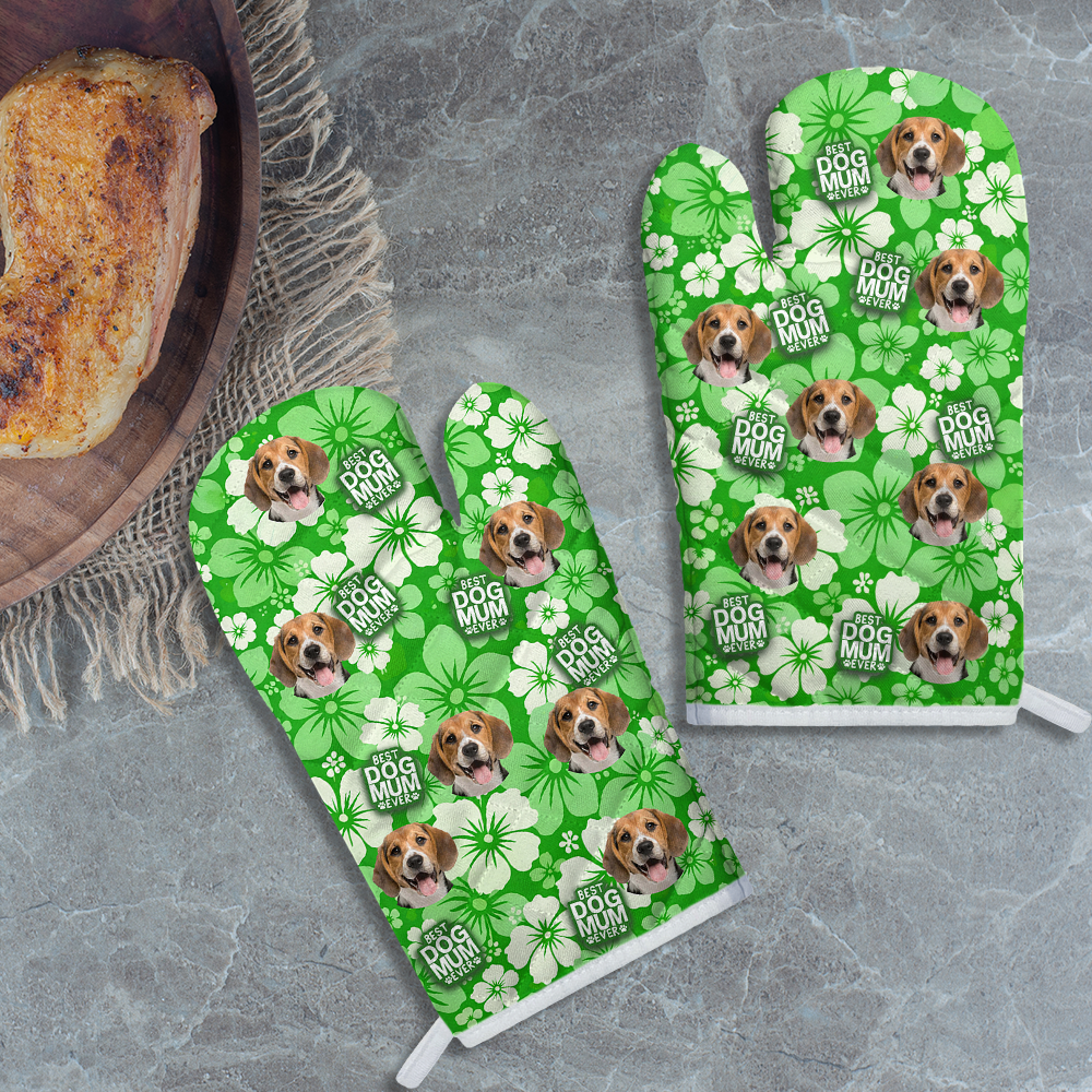 Custom Pet Photo Oven Mitt Gift for Pet Lovers TH10 898917