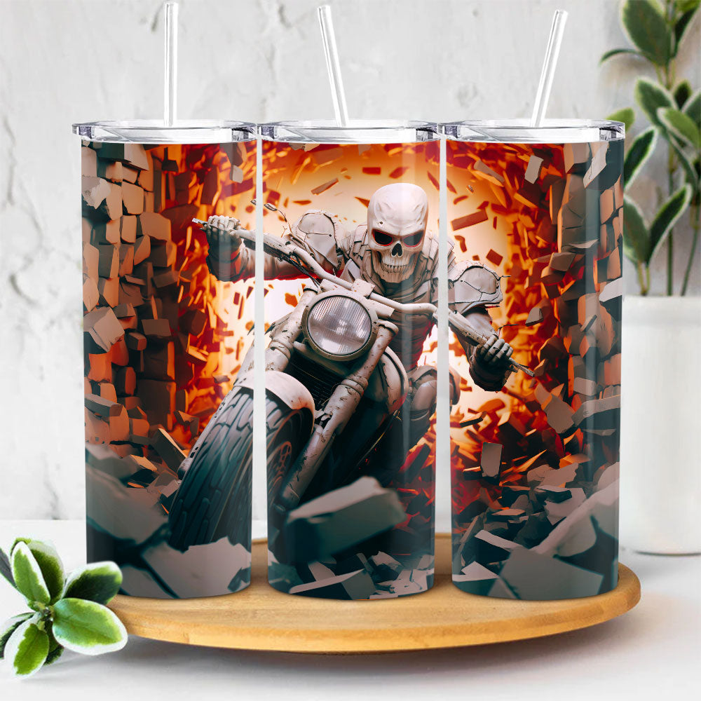 Skeleton Halloween Skinny Tumbler HO82 894954
