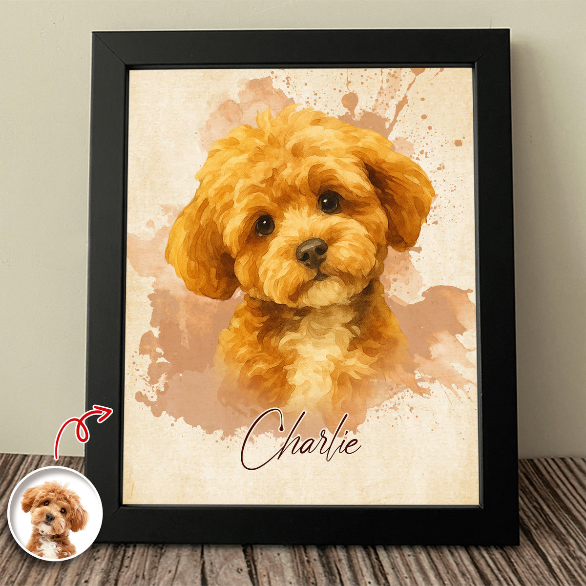 Custom Pet Photo Memorial Sympathy Gifts Picture Frame For Dogs, Cats Lover TH10 894949