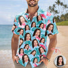 Custom Face Photo Tropical Aloha Hawaii Shirt TH10 169449
