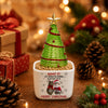 Custom Dog Cat Photo Life Would Be Boring Without Me Mini Ceramic Pot With Glass Christmas Tree HO82 903628