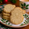 Personalized Family Name Santa Cookie Cutter and Stamp, Personalized Holiday Baking Gift CH07 181150