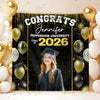 Congrats Class of 2026 Custom Photo And Name Graduation Party Backdrop CH07 899738