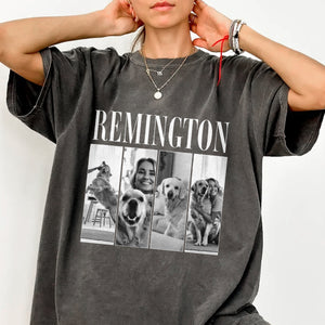 Custom Dog Photo Bootleg Comfort Color Shirt Gift For Dog Lovers CH07 899376